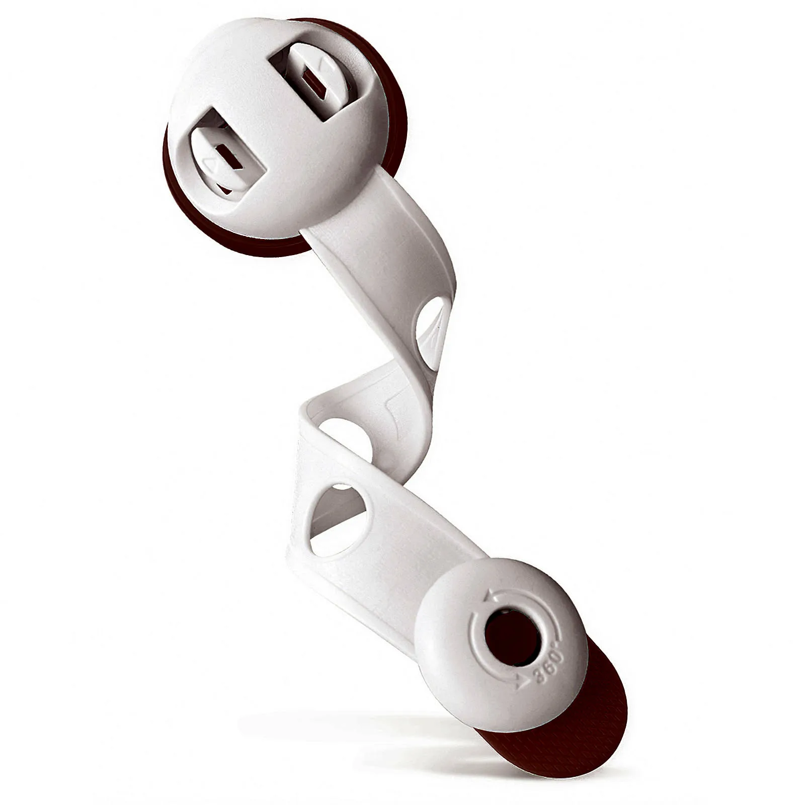 

Children'S Cabinet Lock Baby Safety Protection Kid Safety Latches Drawers Cupboards Childproof Product Dual Button Plastic Latch