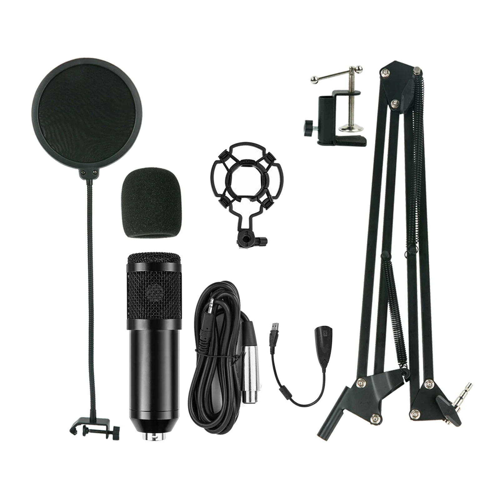 

Professional Recording Condenser Microphone Kit Computer Cardioid Mic