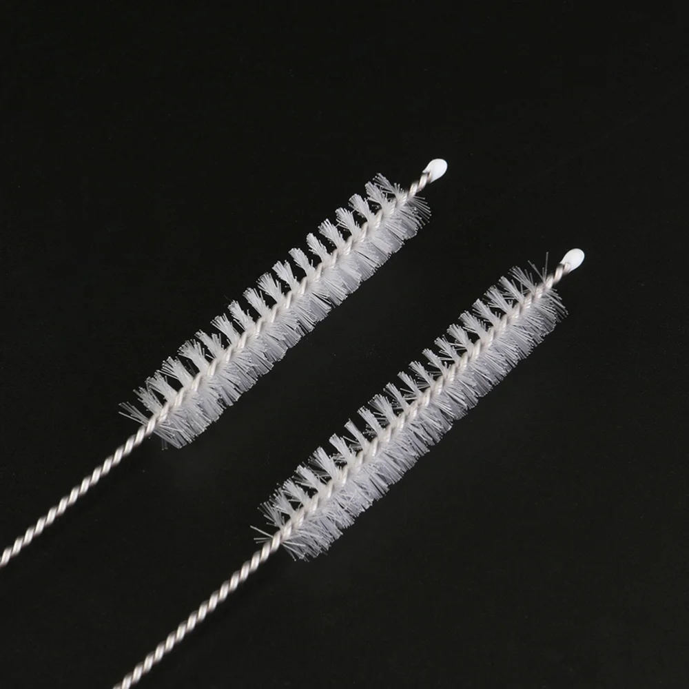 

2PC Kitchen U-shaped Pipe Cleaning Brush Glass Inlet and Outlet Nylon Brush Aquarium Cleaning Tools Spring Brushes