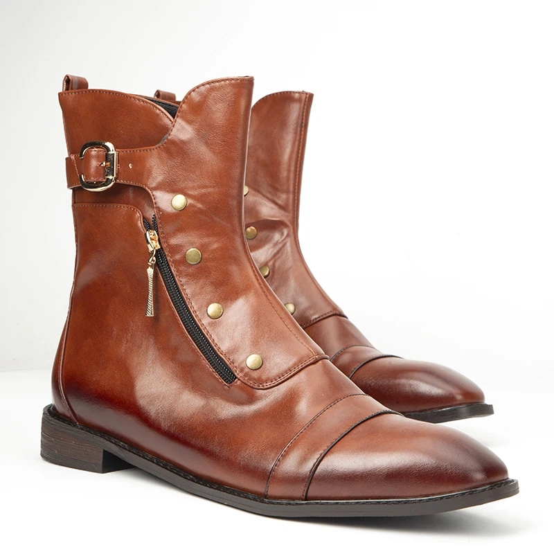 

Men Business Ankle Boots Safety Shoes Formal Men Shoes Warm Shoes Botas Autumn Thicksoled Boots Gladiator Shoes For Men Zapatos