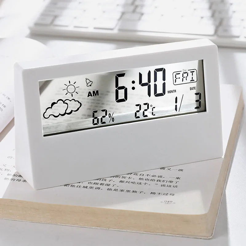 

Простые многофункциональные электронные часы, тихие светящиеся прикроватные часы для студентов, кабинета, спальни, общежития