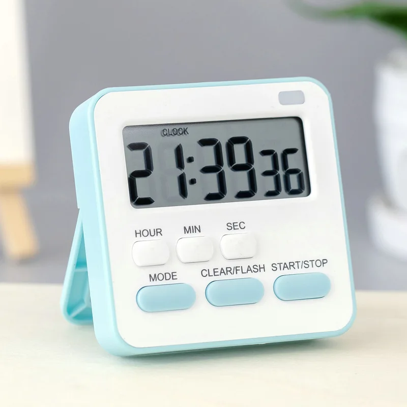 With Flashing Light Timer Cooking Kitchen Sport Study Game Magnetic Countdown Alarm Clock | Дом и сад