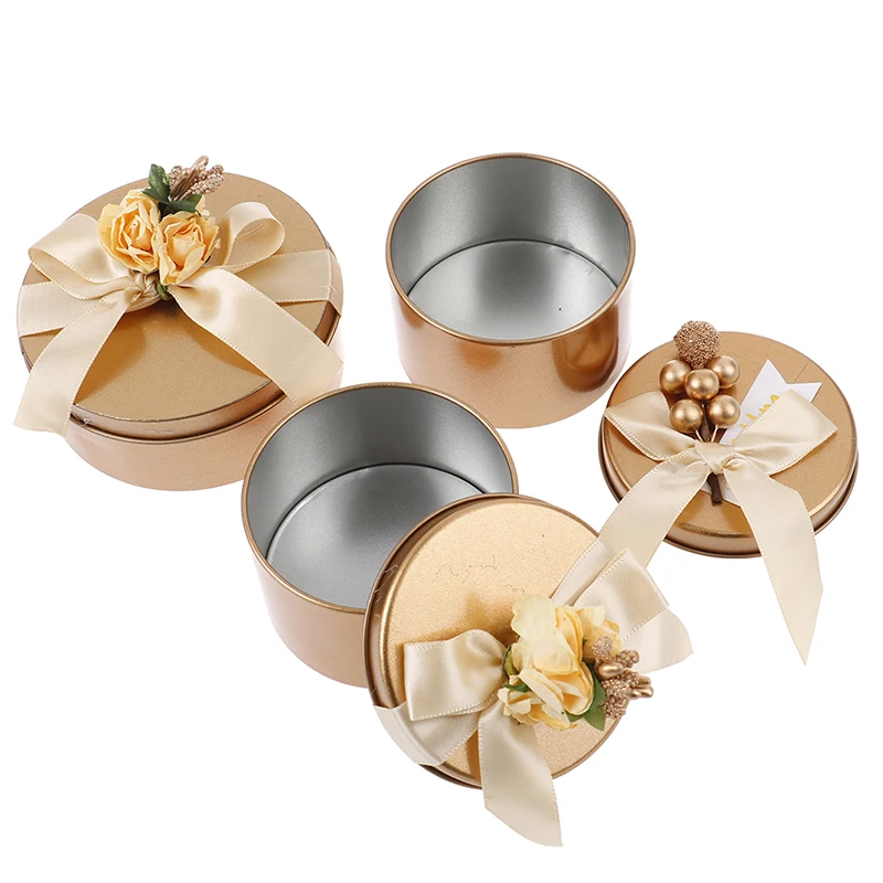 

Round Candy Chocolate Box Wedding Party Favors and Gifts Boxes Candy Bags Gift