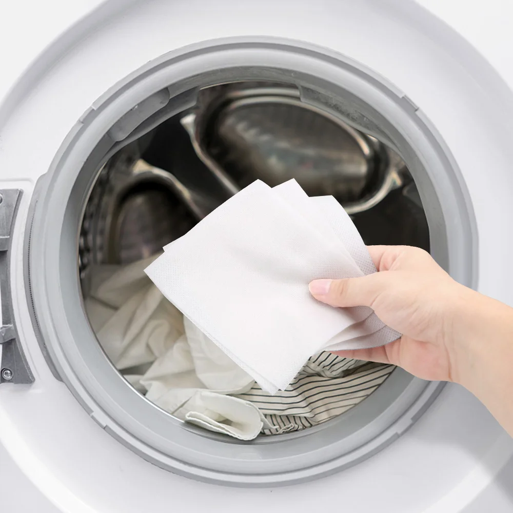 

24pcs Anti Dyed Cloth Laundry Papers Color Catcher Grabber Cloth Washing Machine Use Mixed Dyeing Proof Color Absorption Sheet