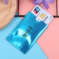 rfid blocking sleeve credit card protector bank business cards holder case y5gc
