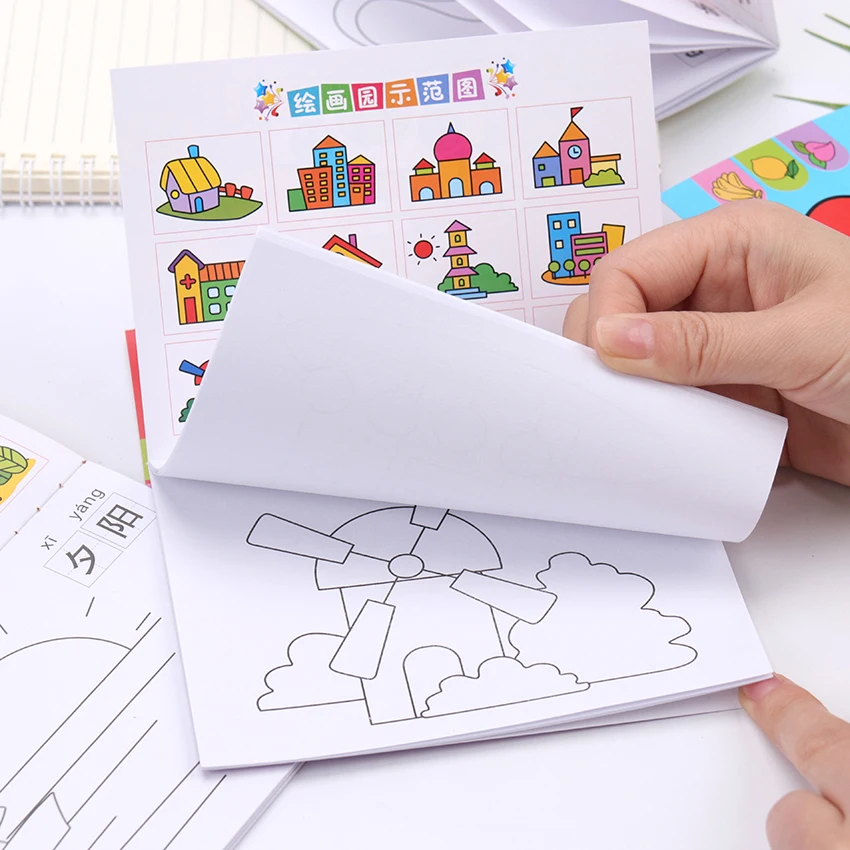 

24 Pages Coloring Book Kindergarten Coloring Paintings And Children's Graffiti This Baby Painting Picture Book Coloring Book