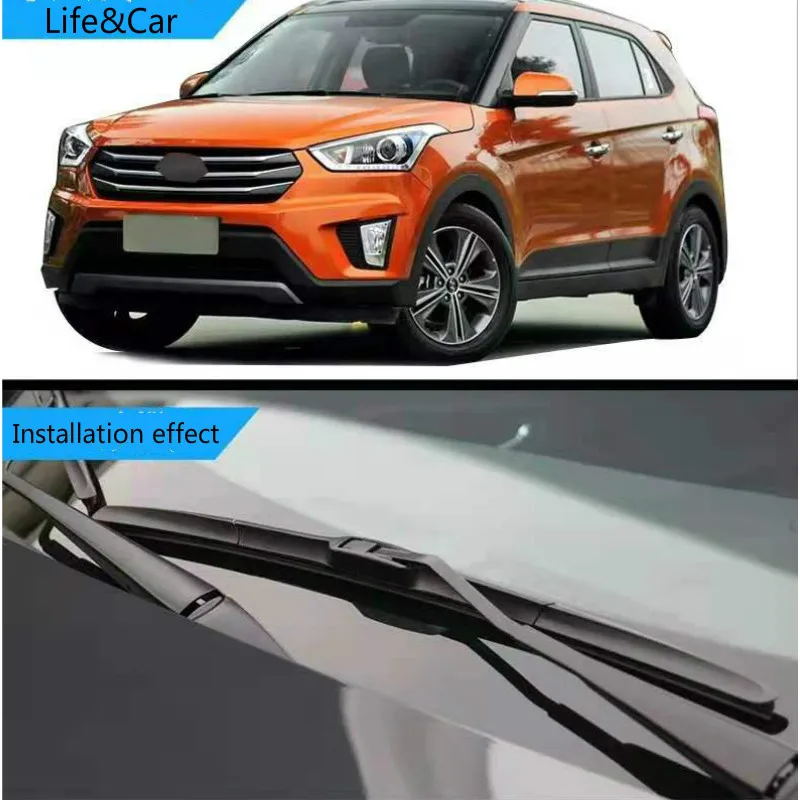 

Передние щетки стеклоочистителя для Hyundai IX25 Creta 2014, 2015, 2016, 2017, 2018, 2019, лобовое стекло, переднее стекло, 24 дюйма + 16 дюймов