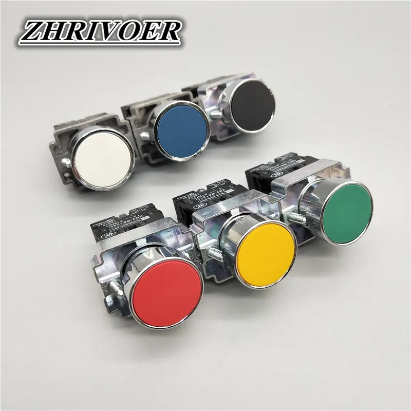 22 мм XB2-BA31 XB2-BA42 Мгновенный кнопочный переключатель 10A 240V ~ 3A круговой маленькая