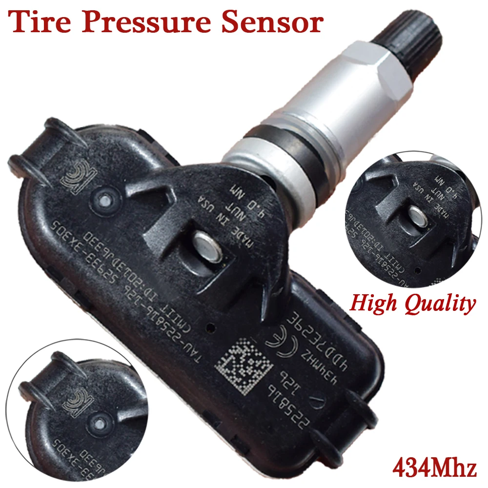 1Pcs Tire Pressure Monitoring System (TPMS) Sensor 52933-3X305 529333X305 434Mhz For Hyundai Elantra HD MD Kia Tyre | Автомобили и