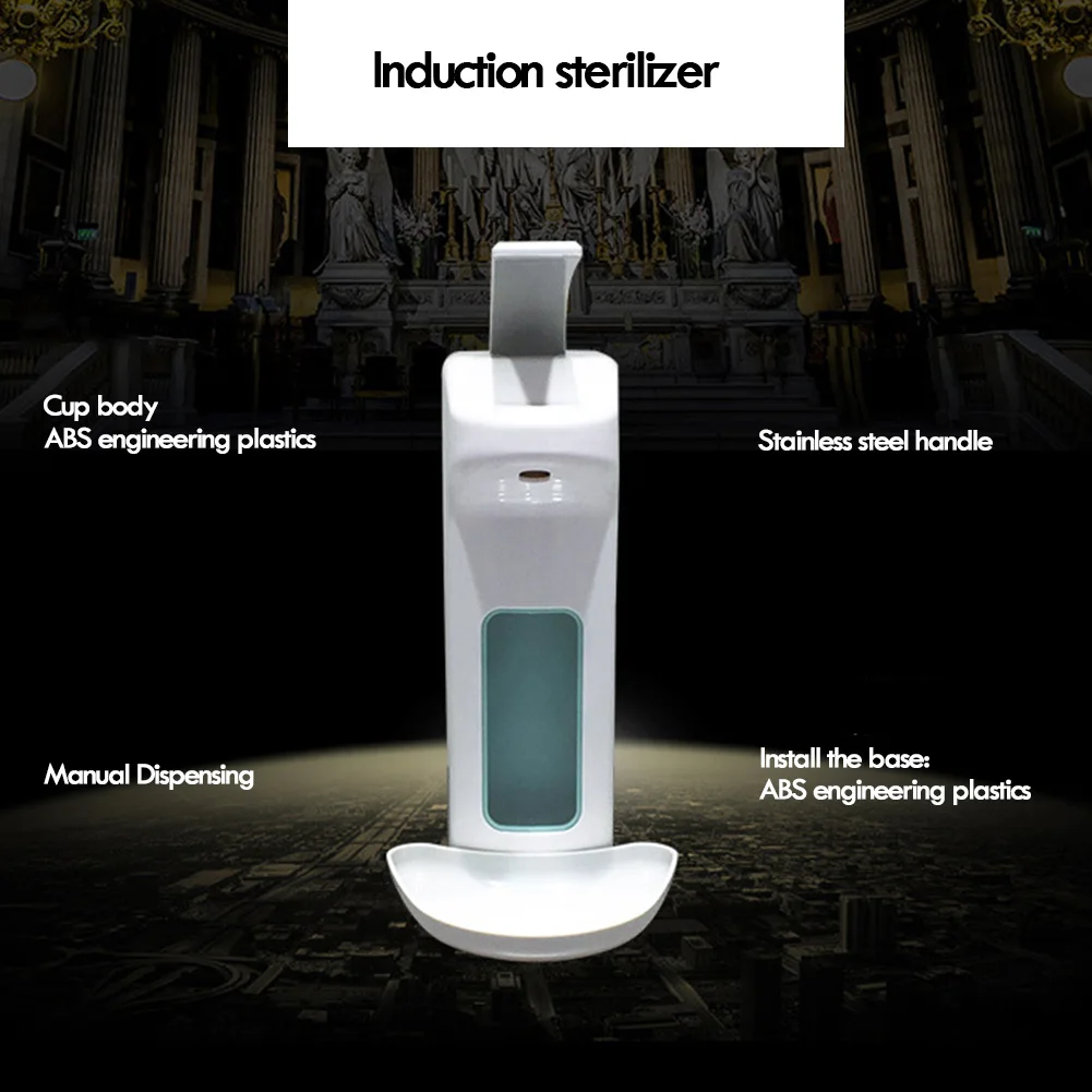 

500ml Manual Liquid Soap Dispenser Wall Mounted Alcohol Disinfectant Soap Dispenser Hand Cleaner Washer Pump Bottle