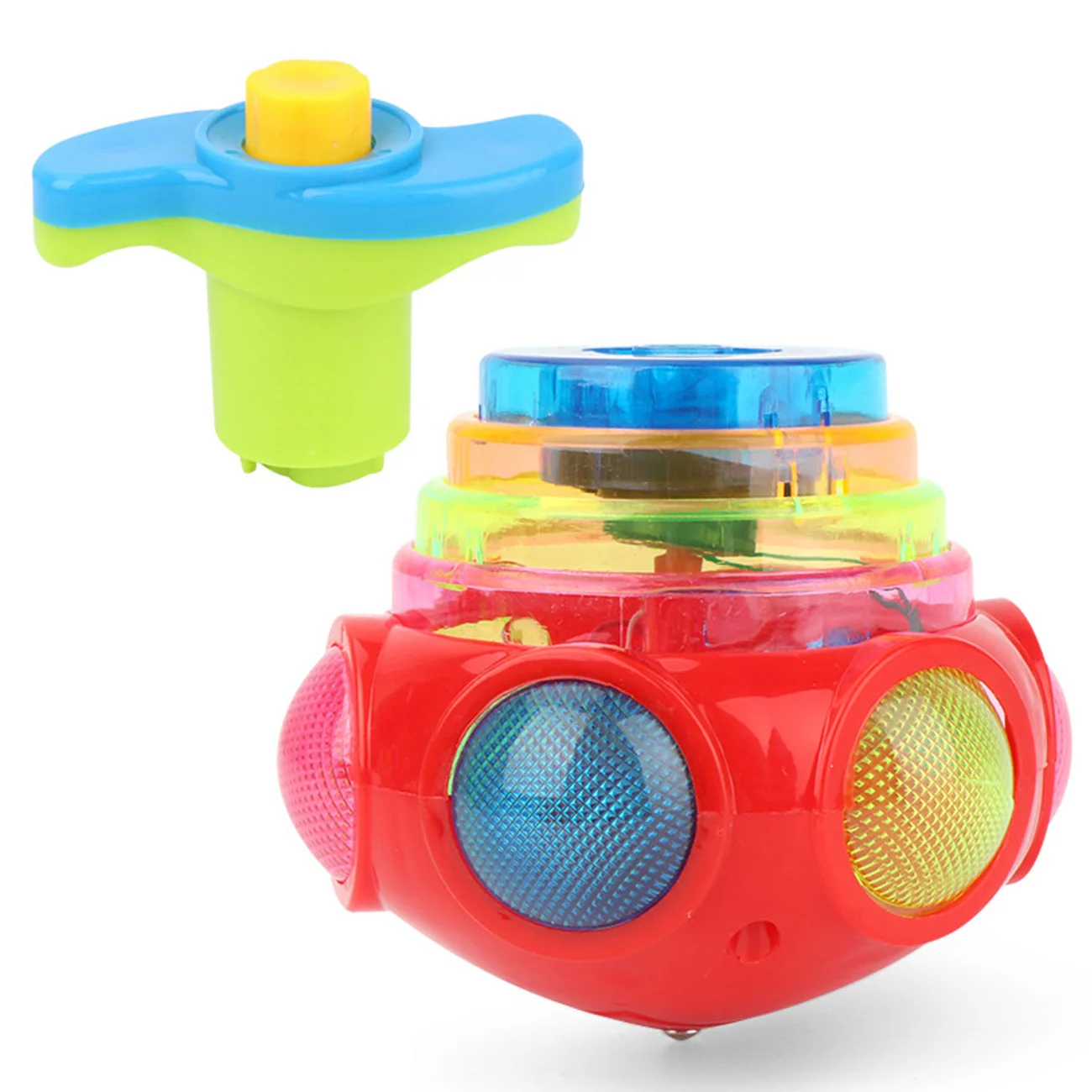 

Spinning Top Toy Children Luminous Gyroscope Toys Outdoor Music Spinning Cartoon Electric Colorful Flashing Boys And Girls Gift