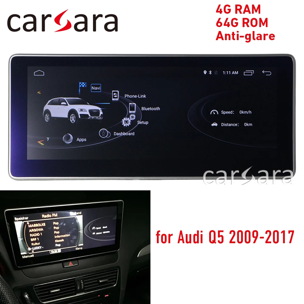 4 ГБ ОЗУ Android 10 экран для Audi i Q5 2009 2016 сенсорный 25 дюйма семейный мультимедийный