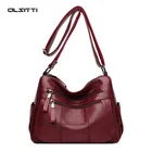 OLSITTI модные однотонные сумки через плечо из искусственной кожи с несколькими молниями для женщин 2021 Новая Универсальная повседневная женская сумка через плечо