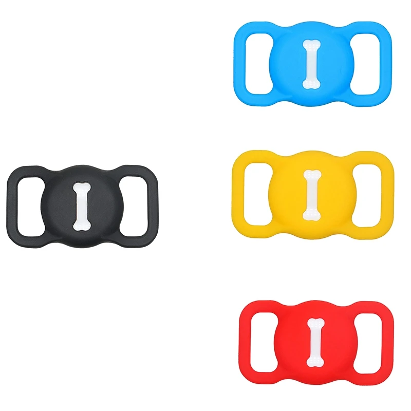 

Protective Case For Airtags For Dog Cat Collar Pet Loop Holder Accessories , Silicone Cover For Pet Collar