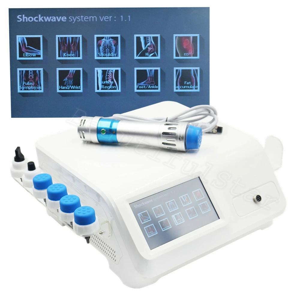 

Extracorporeal Shock Wave Therapy Massage Gun Touch Screen Pain Relief Portable Shockwave Therapy Machine Health Care Massager