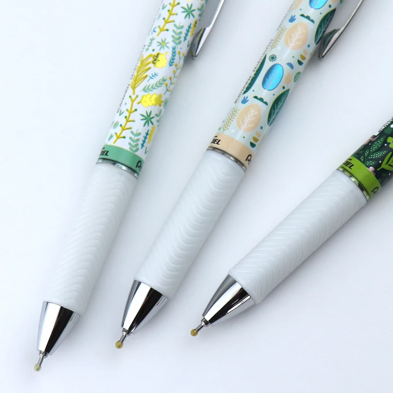 Японская гелевая ручка Pentel ограниченная серия 0 5 мм черные ручки быстросохнущие