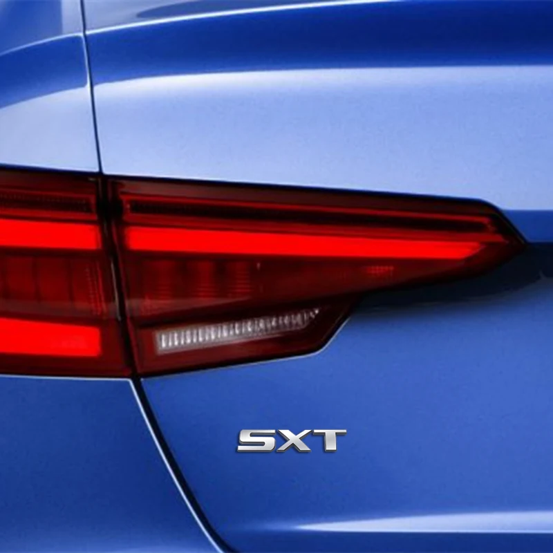 Металлическая Автомобильная наклейка с надписью SXT эмблема на багажник эмблемой