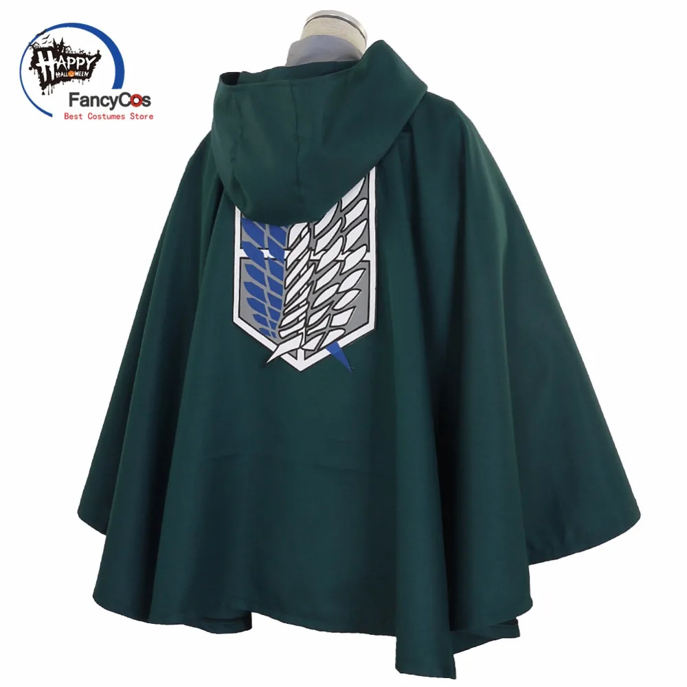 Костюм для косплея из аниме Атака Титанов голубая накидка телесериала |