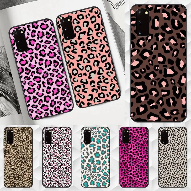 

Fashion Tiger Leopard Print Panther Phone Case TPU For Samsung S6 S7 S8 S9 S10 Plus S20 S21 S30Ultrs Fundas Cover