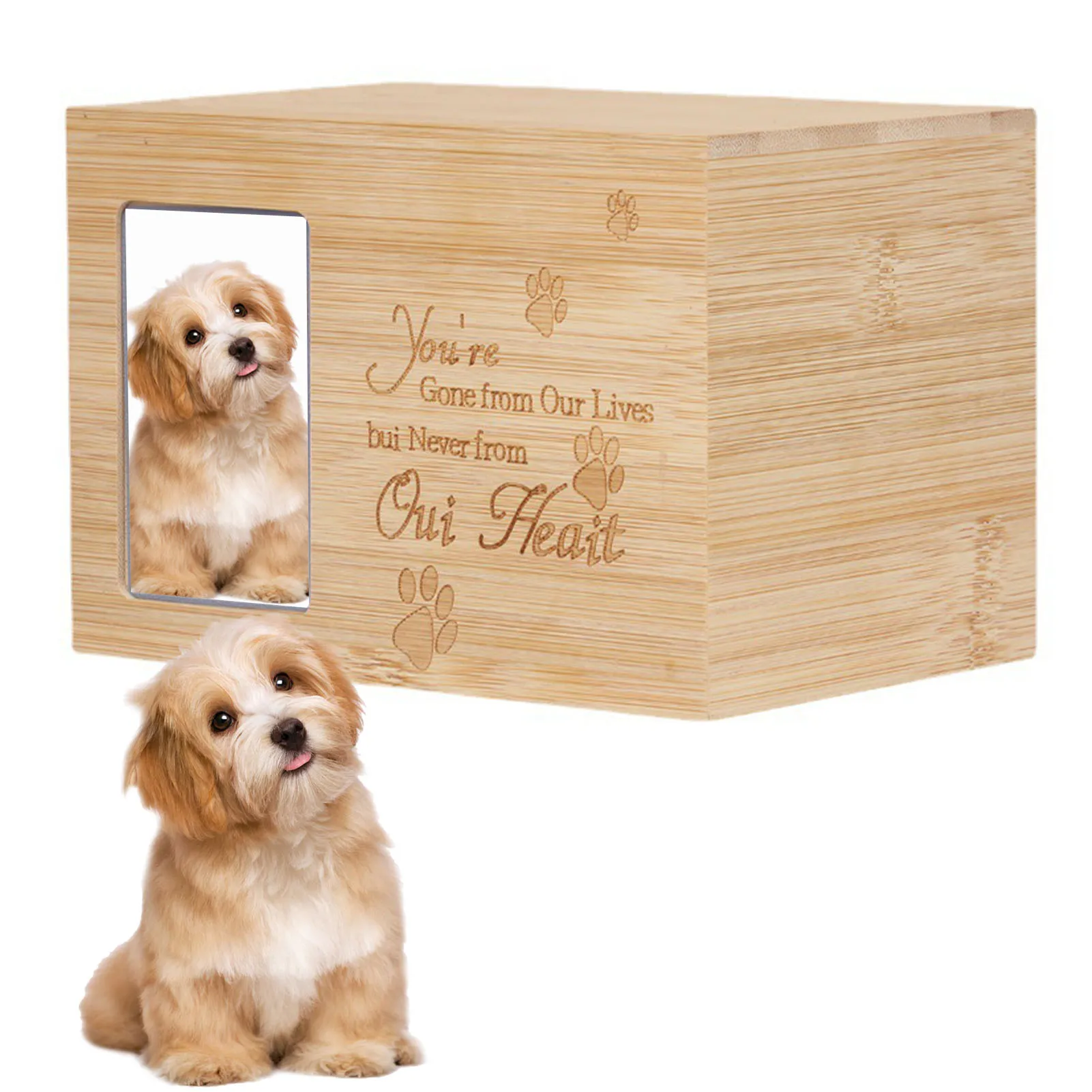 

Bamboo Urns Pet Dog Cat Birds Mouse Cremation Ashes Urn Keepsake Casket Columbarium Animal Memorial Funeral Cremation Urn Classy