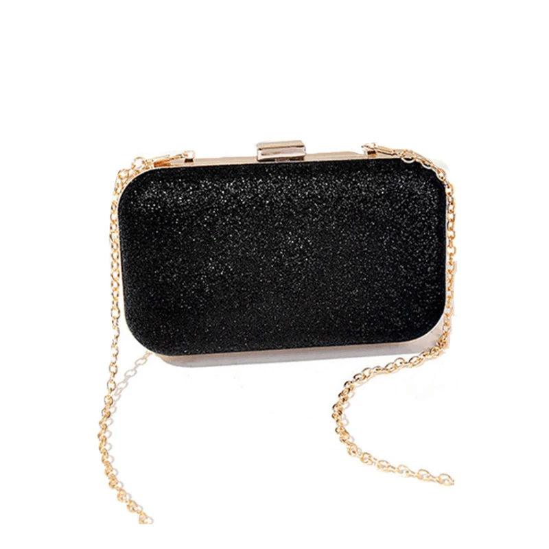 

YOUSE Ladies Evening Bag With Hasp Lock Women Bag Box Day Clutches Wedding Hand Bag With Chain Phone Package Drop Shipping