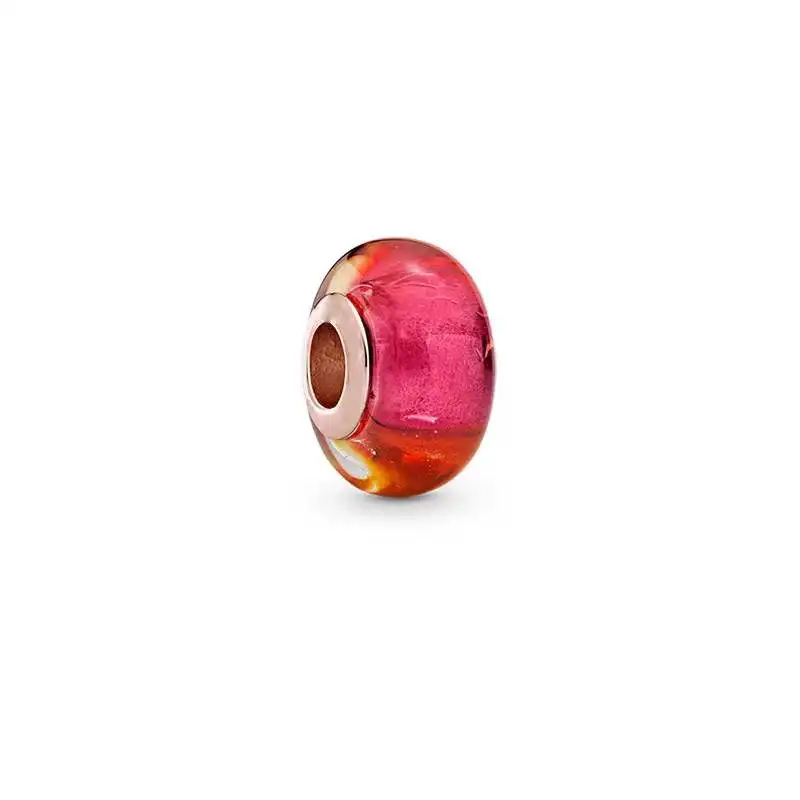 

Серебряный браслет pandora s925, подвеска, бриллиантовый закат, свободные бусины