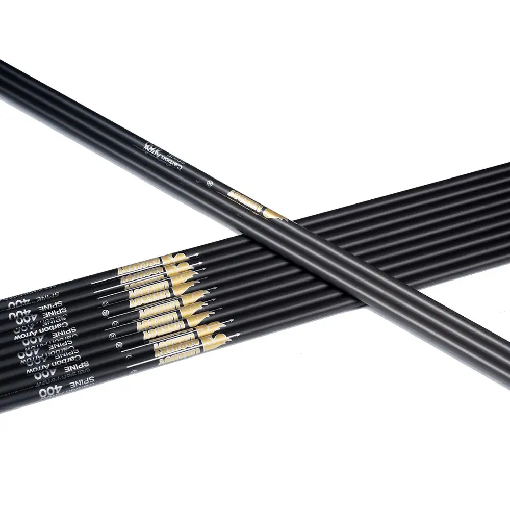 6 шт. чистый углерод стрелка 30 дюймов 32 Spine300 800 ID6.2mm для соединения традиционный