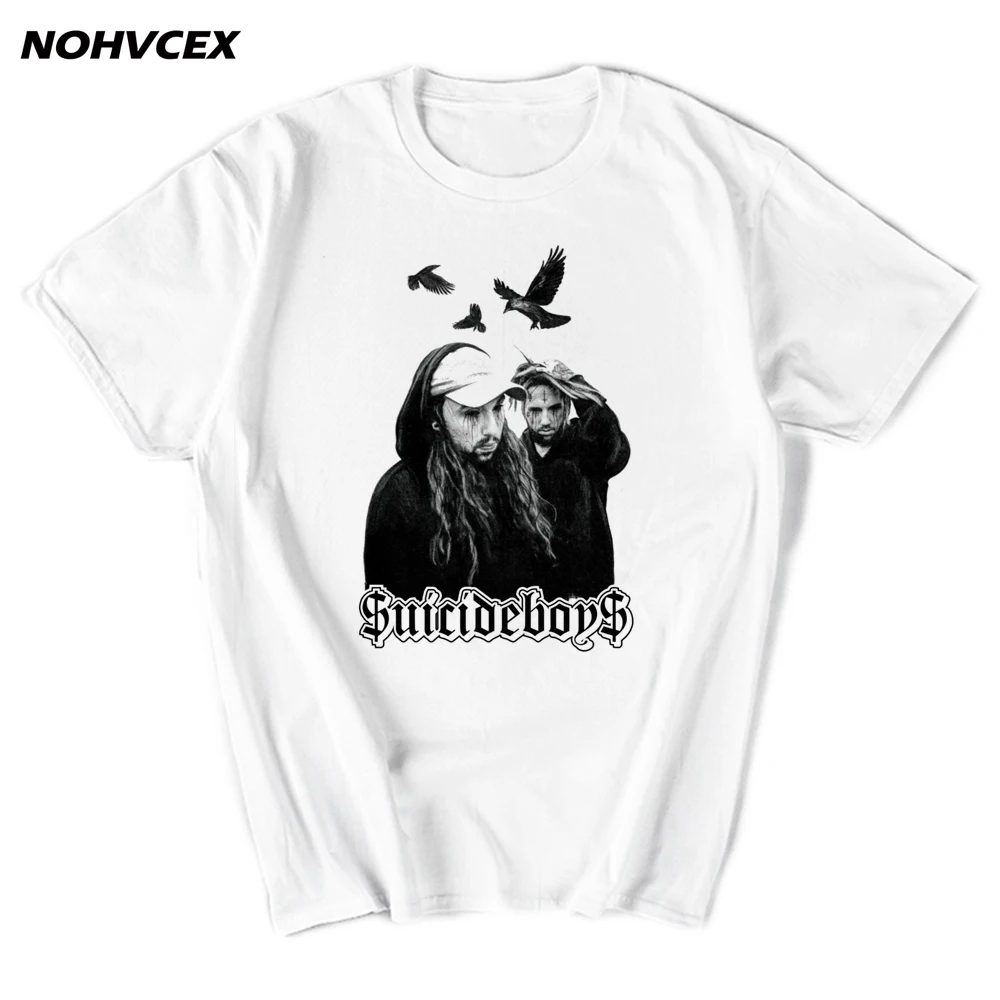 $ Uicideboy Мужская хлопковая футболка Классическая для мальчиков самоубийц|Мужские