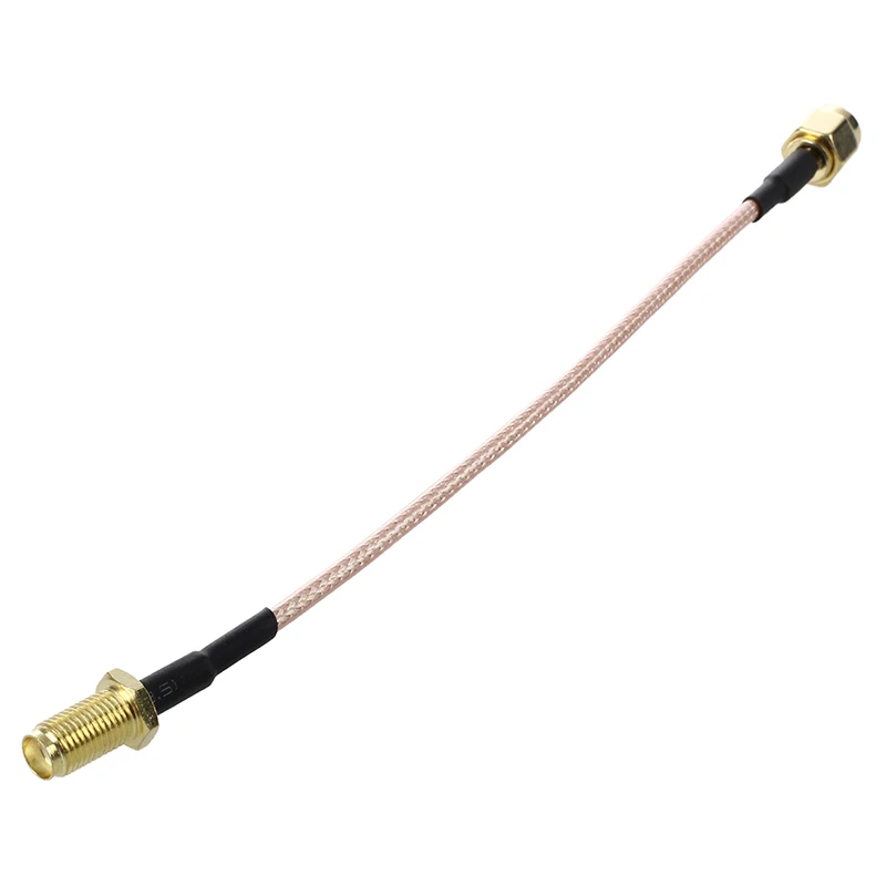 

SMA Male to SMA Female Nut Bulkhead Crimp RG316 Coax Cable Jumper Pigtail 15cm