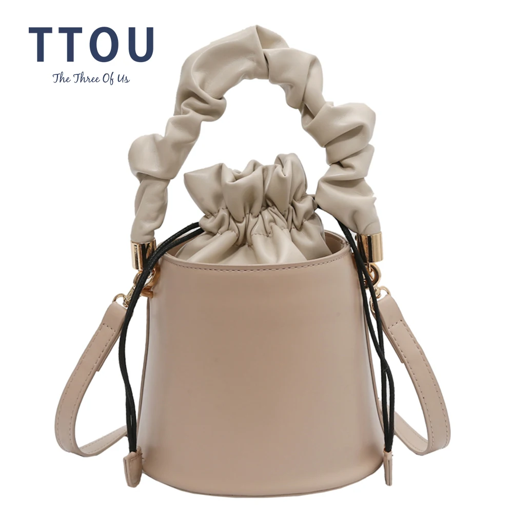 

Fashion Shoulder Bag Ladies Messenger Bag Casual Bucket Bag Luxury Designer Handbag and Purse PU Leather Handbag Lady Bag