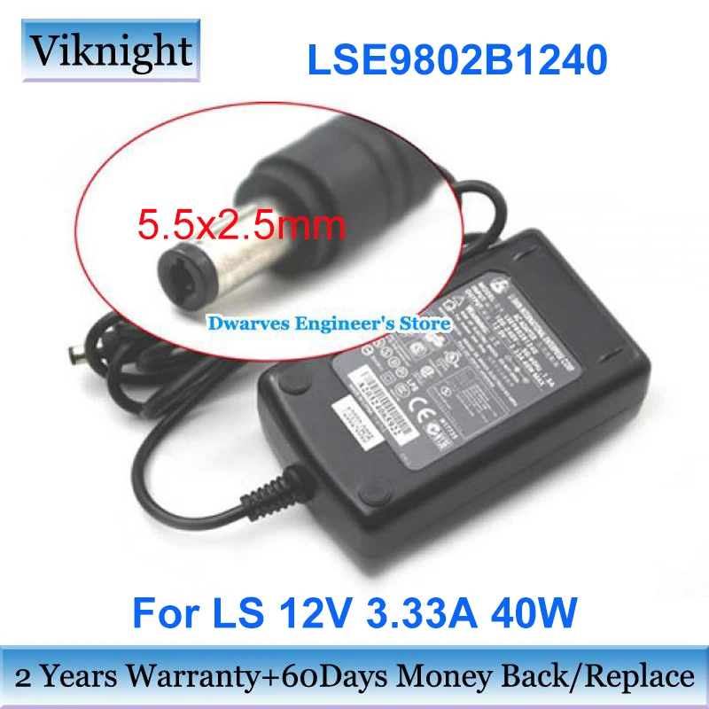 Оригинальный блок питания 12 В 3 33 а 40 Вт Lishin адаптер переменного тока LSE9802B1240 |