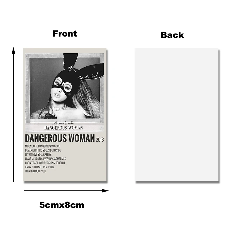 

8Pcs/set Popular Female Male Music Singers Song Photo Cards Album Introduction Photocards for Fans Collection