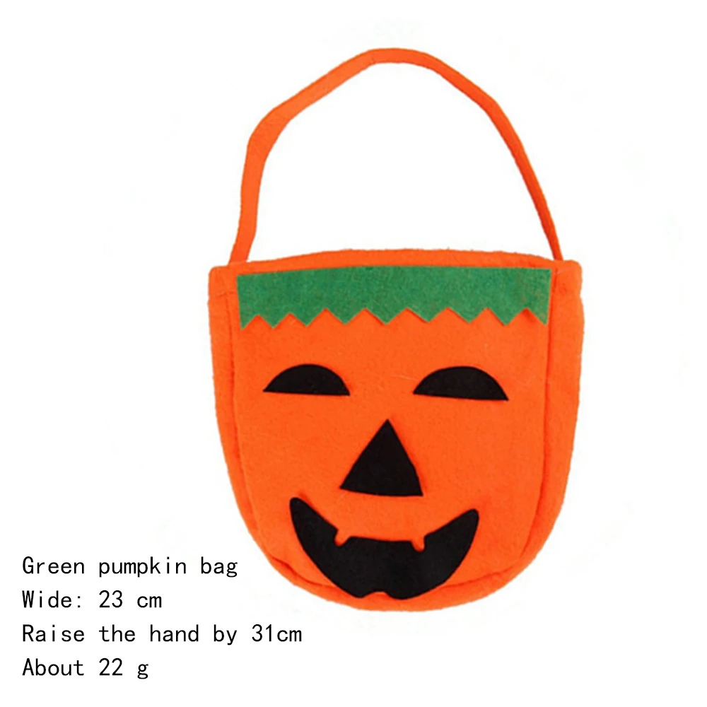Хэллоуин Нетканая ткань складная сумка для хранения Тыква фонарь мешок конфеты