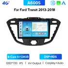 Автомобильный мультимедийный плеер для Ford Transit Tourneo Custom 2016-2020 Android 6 ГБ + 128 ГБ Радио стерео экран Wifi GPS навигационная система