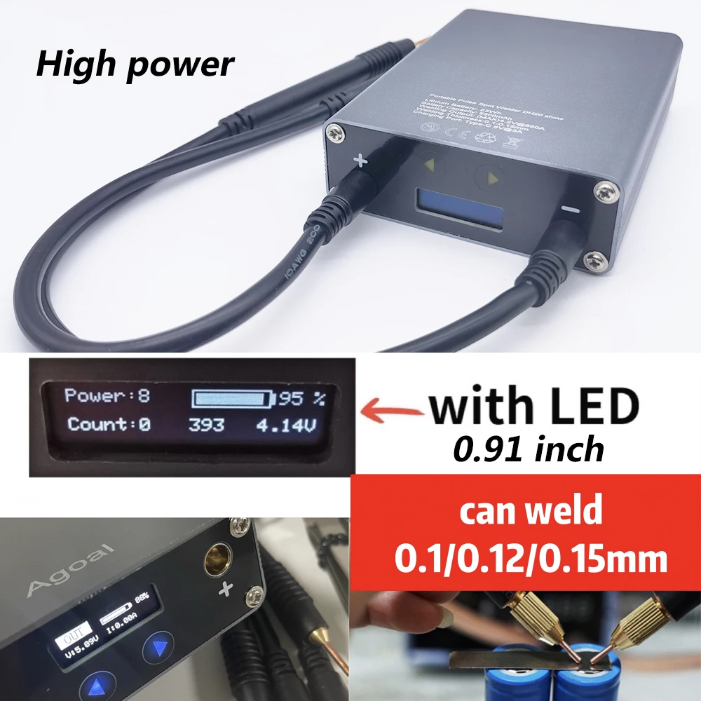 

Портативный точечный сварочный аппарат DH30, 4,2 в, 30 передач, портативный точечный сварочный аппарат для точечной сварки, для никелевой стальн...