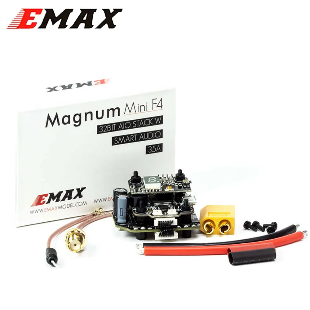 EMAX Mini Magnum 2 F4 35A Flytower 20x20 мм MPU6000 2-6S BLHeli_32 4 в 1 ESC + Контроллер полета OSD VTX для дрона RC FPV
