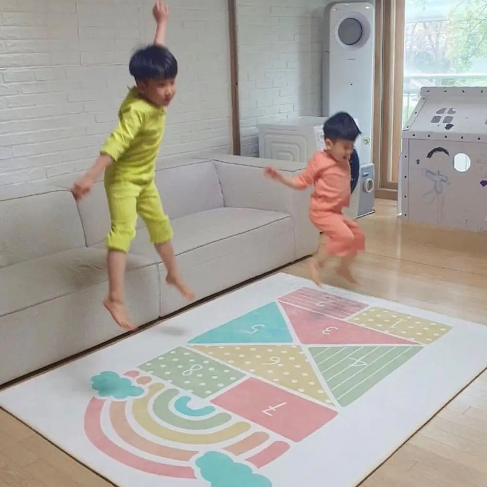 

Baby Game Mat Non-slip Skin-friendly Crawling Pad Carpet For Bedrooms Playrooms 100*145cm
