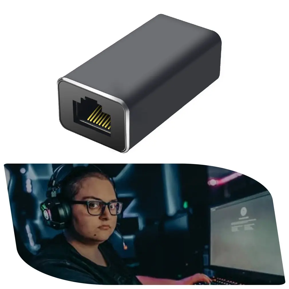 

RJ45 Connector Cat7/6 Ethernet Adapter Network Extender Convertor Extension Cable for Ethernet Cable Female to Female