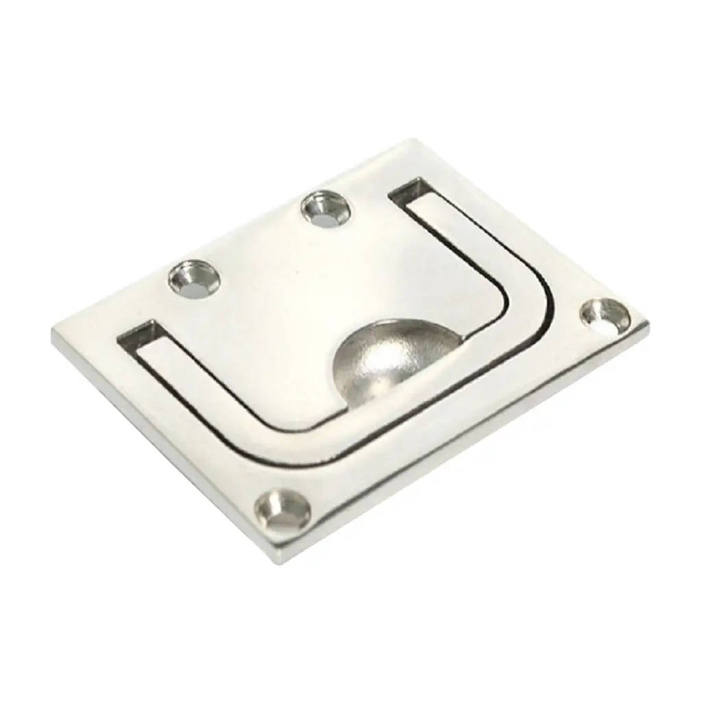 

Boat Recessed Hatch Pull Handle Marine Locker Flush Lifting Latch 316 Stainless Steel - Size 3x2.2 Inch 76x56mm