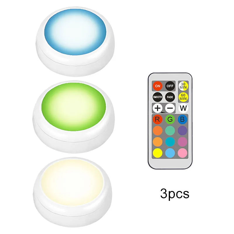 Беспроводной светодиодный светильник для кухни с пультом дистанционного