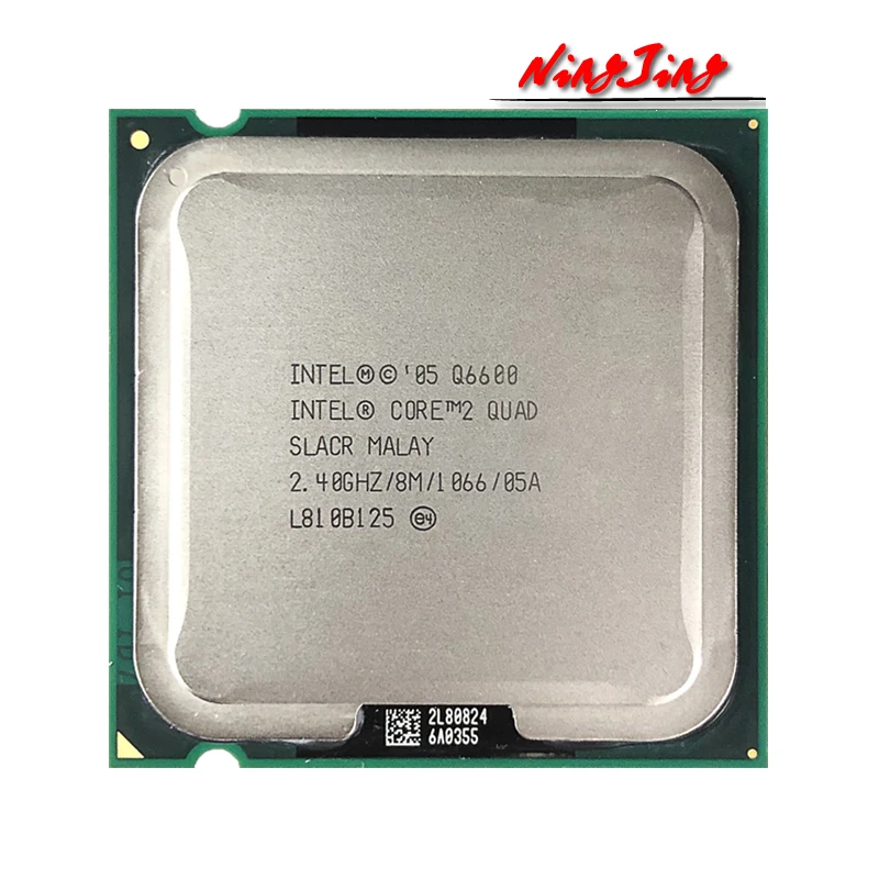 Процессор Intel Core 2 Quad Q6600 4 ГГц четырехъядерный 4-поточный процессор 8 Мб 95 Вт LGA 775 |