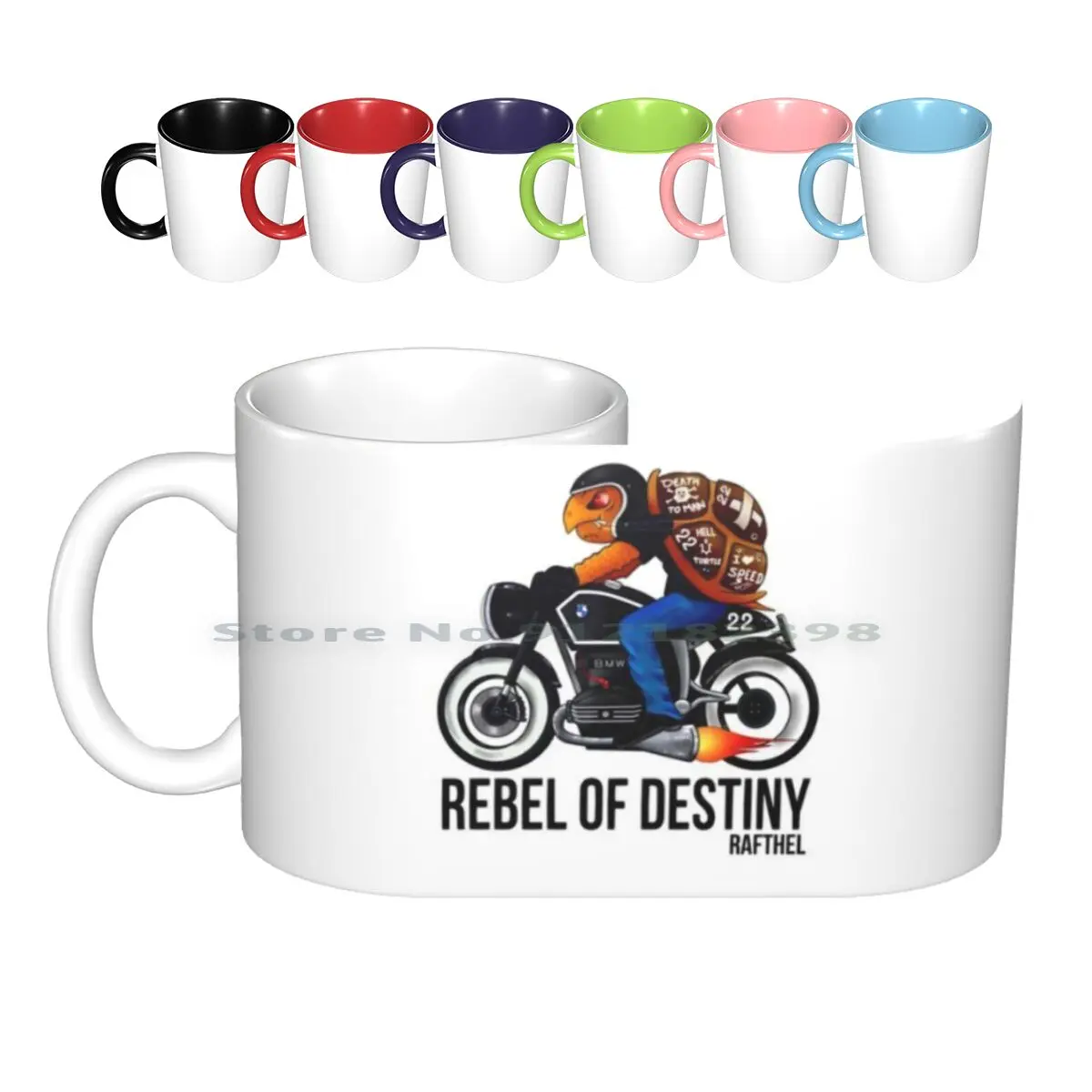 Керамические кружки Rebel Of Destiny кофейные чашки кружка для молока чая мотоциклетная