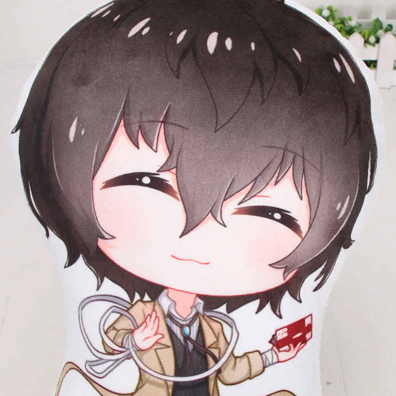 Бунго бродячие псы дазай Осаму накахара чууя плюшевая игрушка мягкая подушка 18-45