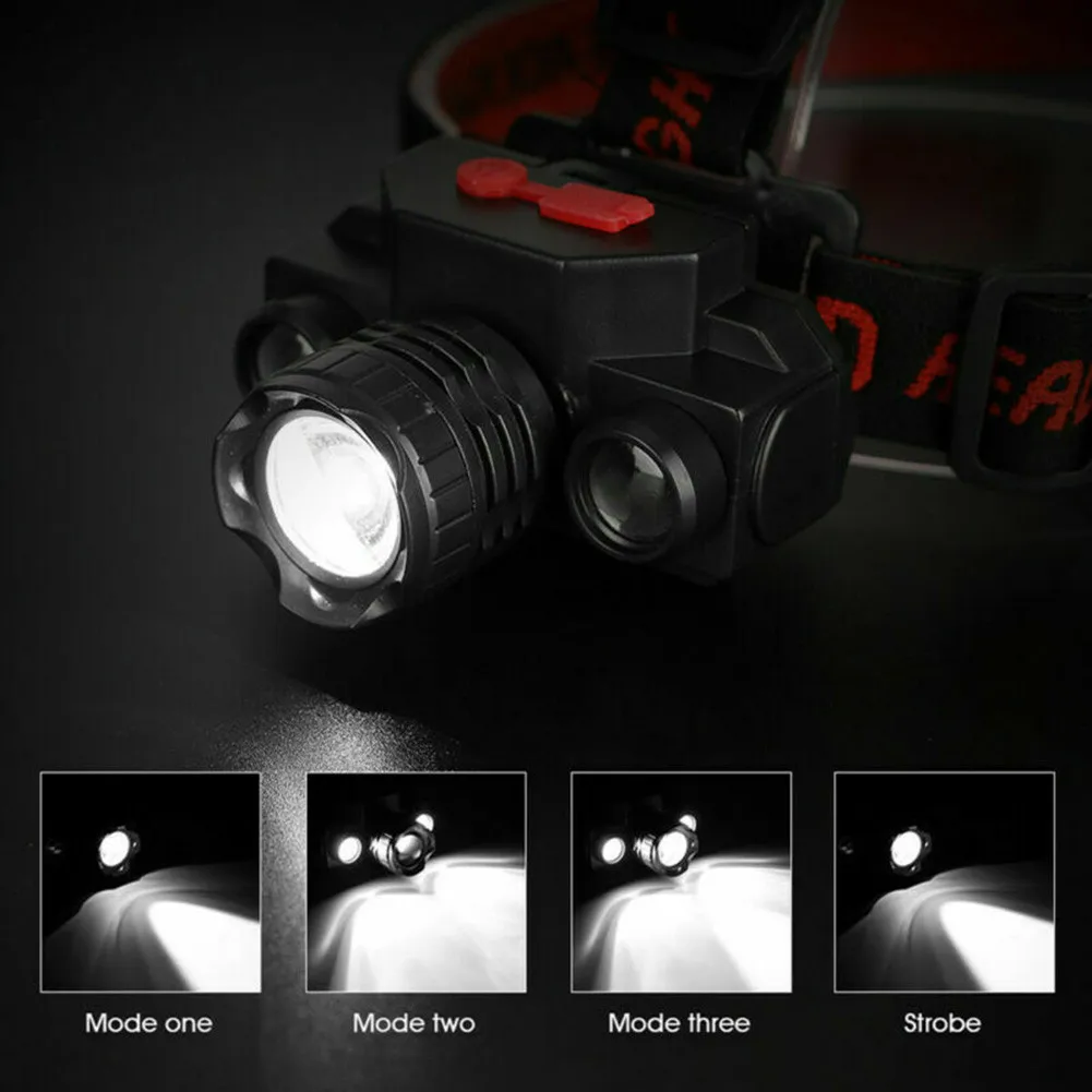 

Fish Headlight Headlamp Headlight Lamp Super Bright Torch USB Rechargeable