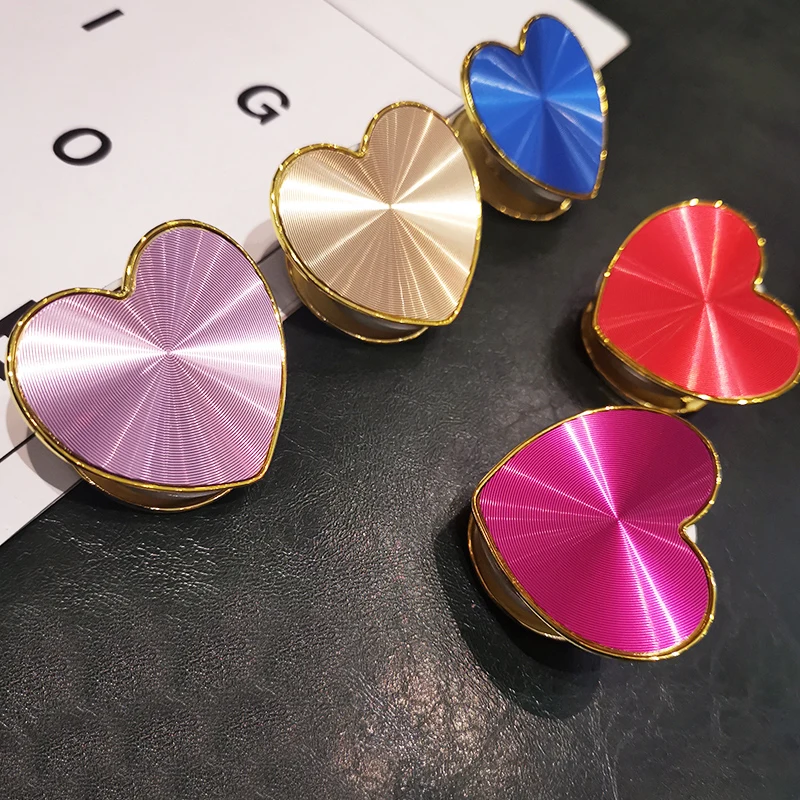 В форме сердца стрейч пальца Grip мобильный телефон держатель подушка