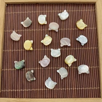 9x10mm natural shell beads mother of pearl sea shells perforated cat charm lady fashion jewelry making with beads diy craft