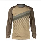 Дышащие быстросохнущие мужские футболки с длинным рукавом для горного велосипеда, летние и осенние велосипедные футболки, профессиональная командная одежда для велоспорта, мотоцикла