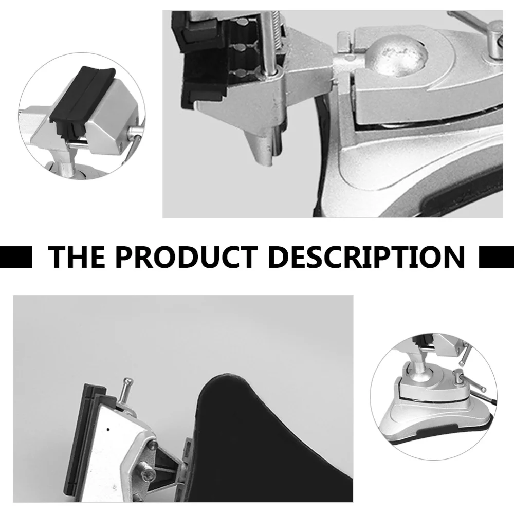 

360 Degree Rotation Suction Cup Bench Vise Aluminum Alloy Tiger Vise Hand Tool