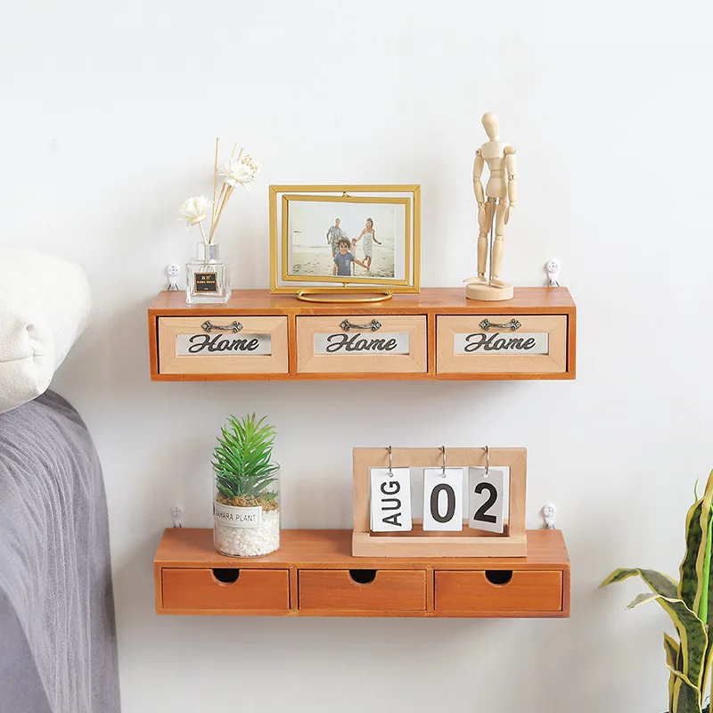 Винтаж настенная подвесная деревянная коробка &quotсделай сам&quot с выдвижными