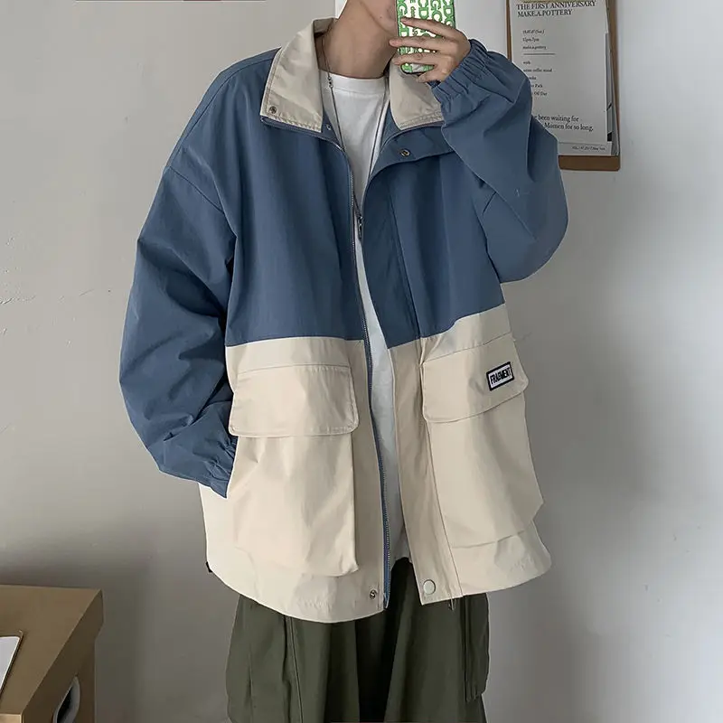 Куртка мужская оверсайз Privathinker уличная одежда повседневная свободная ветровка